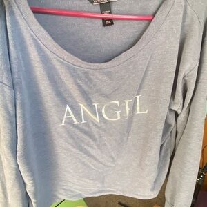 Vintage Victoria's Secret Gray 'Angel' Sweatshirt